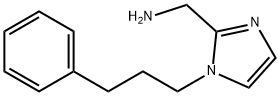 1-(3-phenylpropyl)-1H-imidazol-2-yl]methanamine Structure