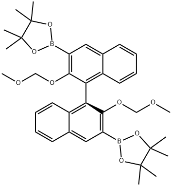 (S)-(-)-2,2'-Bis(methoxymethox|(S)-(-)-2,2'-双(甲氧甲氧基)-1,1'-联萘基-3,3'-二硼酸频哪酯