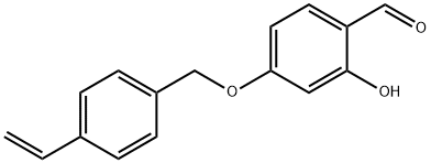 Benzaldehyde, 4-[(4-ethenylphenyl)methoxy]-2-hydroxy- Struktur