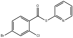 Benzenecarbothioic acid, 4-bromo-2-chloro-, S-2-pyridinyl ester