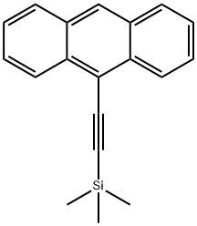 Anthracene, 9-[2-(trimethylsilyl)ethynyl]- Structure