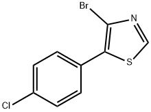 Thiazole, 4-bromo-5-(4-chlorophenyl)- Struktur