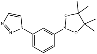 1-[3-(tetramethyl-1,3,2-dioxaborolan-2-yl)phenyl]-1H-1,2,3-triazole|1-(3-(4,4,5,5-四甲基-1,3,2-二氧硼杂环戊烷-2-基)苯基)-1H-1,2,3-三唑