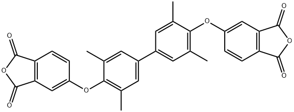 1,3-Isobenzofurandione, 5,5'-[(3,3',5,5'-tetramethyl[1,1'-biphenyl]-4,4'-diyl)bis(oxy)]bis- Structure