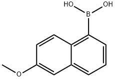 Boronic acid, B-(6-methoxy-1-naphthalenyl)- Struktur