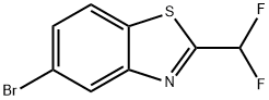 5-bromo-2-(difluoromethyl)-1,3-benzothiazole Structure