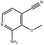 2-氨基-3-甲氧基异烟腈 结构式