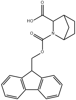 2-Azabicyclo[2.2.1]heptane-2,3-dicarboxylic acid, 2-(9H-fluoren-9-ylmethyl) ester|2-(((9H-芴-9-基)甲氧基)羰基)-2-氮杂双环[2.2.1]庚烷-3-羧酸