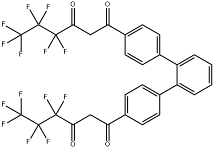 1,3-Hexanedione, 1,1'-[1,1':2',1''-terphenyl]-4,4''-diylbis[4,4,5,5,6,6,6-heptafluoro-|