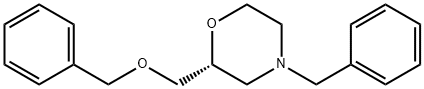 MORPHOLINE, 2-[(PHENYLMETHOXY)METHYL]-4-(PHENYLMETHYL)-, (2R)- 结构式