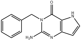 4H-Pyrrolo[3,2-d]pyrimidin-4-one, 2-amino-3,5-dihydro-3-(phenylmethyl)-