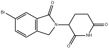 3-(6-bromo-1-oxoisoindolin-2-yl)piperidine-2,6-dione|3-(6-溴-1-氧代异吲哚-2-基)哌啶-2,6-二酮