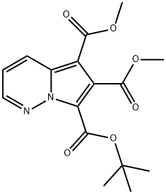 Pyrrolo[1,2-b]pyridazine-5,6,7-tricarboxylic acid, 7-(1,1-dimethylethyl) 5,6-dimethyl ester