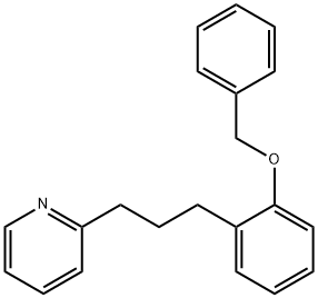 2-{3-[2-(benzyloxy)phenyl]propyl}pyridine Structure