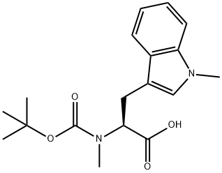 L-Tryptophan, N-[(1,1-dimethylethoxy)carbonyl]-N,1-dimethyl-|N-[(1,1-二甲基乙氧基)羰基]-N,1-二甲基-L-色氨酸