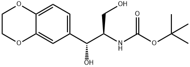 Carbamic acid, N-[(1R,2R)-2-(2,3-dihydro-1,4-benzodioxin-6-yl)-2-hydroxy-1-(hydroxymethyl)ethyl]-, 1,1-dimethylethyl ester