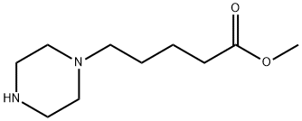1-Piperazinepentanoic acid, methyl ester Structure