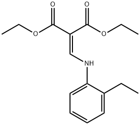 Propanedioic acid, 2-[[(2-ethylphenyl)amino]methylene]-, 1,3-diethyl ester