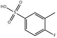 Benzenesulfonic acid, 4-fluoro-3-methyl- Struktur