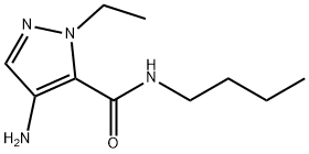 4-amino-N-butyl-1-ethyl-1H-pyrazole-5-carboxamide Structure