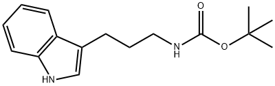 [3-(1H-Indol-3-yl)-propyl]-carbamic acid tert-butyl ester Structure