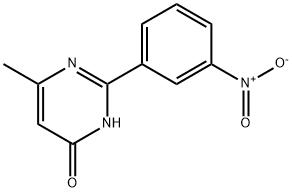 4(3H)-Pyrimidinone, 6-methyl-2-(3-nitrophenyl)- Struktur