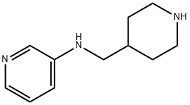 3-Pyridinamine,N-(4-piperidinylmethyl)- Structure