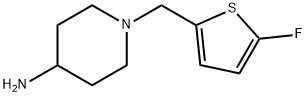 1-((5-氟噻吩-2-基)甲基)哌啶-4-胺 结构式