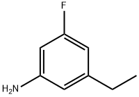 3-乙基-5-氟苯胺, 1369948-89-9, 结构式