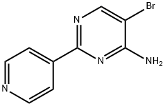 5-bromo-2-(pyridin-4-yl)pyrimidin-4-amine|5-溴-2-(吡啶-4-基)嘧啶-4-胺
