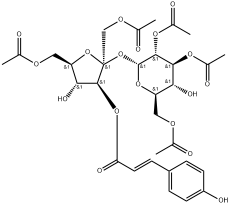 1,6,2',3',6'-O-Pentaacetyl-
3-O-trans-p-coumaroylsucrose|