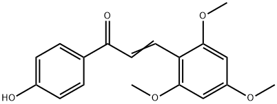 E)-1-(4-Hydroxy-phenyl)-3-(2,4,6-trimethoxy-phenyl)-propenone|E)-1-(4-Hydroxy-phenyl)-3-(2,4,6-trimethoxy-phenyl)-propenone