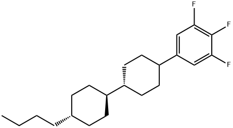 3 4 5-TRIFLUORO-1-[ TRANS-4'-(TRANS-4''-BUTYLCYCLOHEXYL)-CYCLOHEXYL]BENZENE 结构式