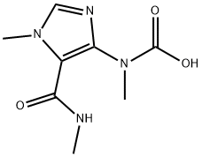 methyl-(1-methyl-5-methylcarbamoyl-1H-imidazol-4-yl)-carbamic acid Structure