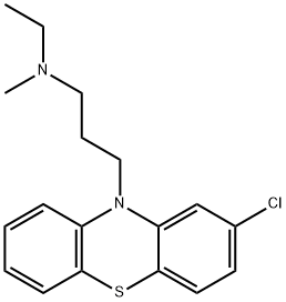 10H-Phenothiazine-10-propanamine, 2-chloro-N-ethyl-N-methyl-|氯丙嗪杂质 1