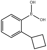 (2-CYCLOBUTYLPHENYL)BORONIC ACID Struktur