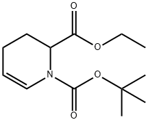 1,2(2H)-Pyridinedicarboxylic acid, 3,4-dihydro-, 1-(1,1-dimethylethyl) 2-ethyl ester Structure