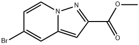 Methyl 5-bromopyrazolo[1,5-a]pyridine-2-carboxylate Structure
