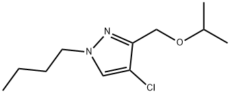 1-butyl-4-chloro-3-(isopropoxymethyl)-1H-pyrazole Structure
