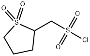 (1,1-dioxo-1lambda6-thiolan-2-yl)methanesulfonyl chloride Structure