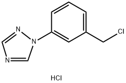 1-(3-(Chloromethyl)phenyl)-1H-1,2,4-triazole hydrochloride Structure