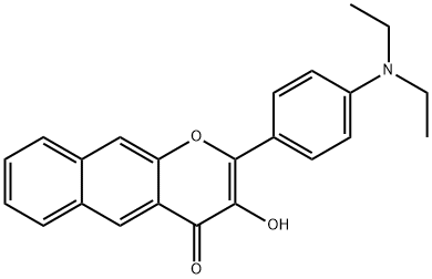 4H-Naphtho[2,3-b]pyran-4-one, 2-[4-(diethylamino)phenyl]-3-hydroxy-|化合物 CO DELIVERY MOLECULE?1