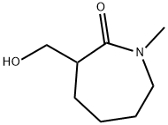3-(hydroxymethyl)-1-methylazepan-2-one Structure