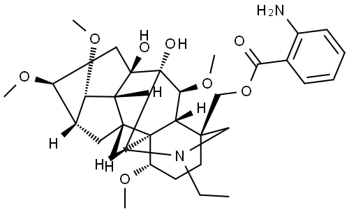 氨茴酰牛扁碱, 22413-78-1, 结构式