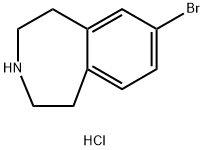 1H-3-Benzazepine, 7-bromo-2,3,4,5-tetrahydro-, hydrochloride (1:1)|7-溴-2,3,4,5-四氢-1H-苯并[D]氮杂盐酸盐
