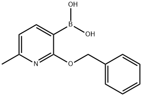2-(Benzyloxy)-6-methylpyridin-3-yl]boronic acid Structure