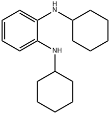 1,2-Benzenediamine, N1,N2-dicyclohexyl- 结构式