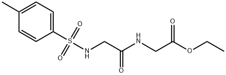 Glycine, N-[(4-methylphenyl)sulfonyl]glycyl-, ethyl ester Struktur