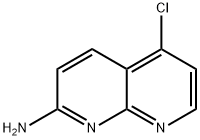 1,8-Naphthyridin-2-amine, 5-chloro- Structure