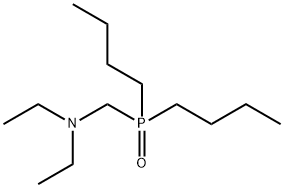 (diethylaminomethyl)dibutylphosphine oxide Structure